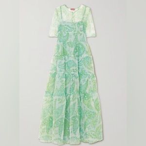 NWOT STAUD Hyacinth Dress in Green